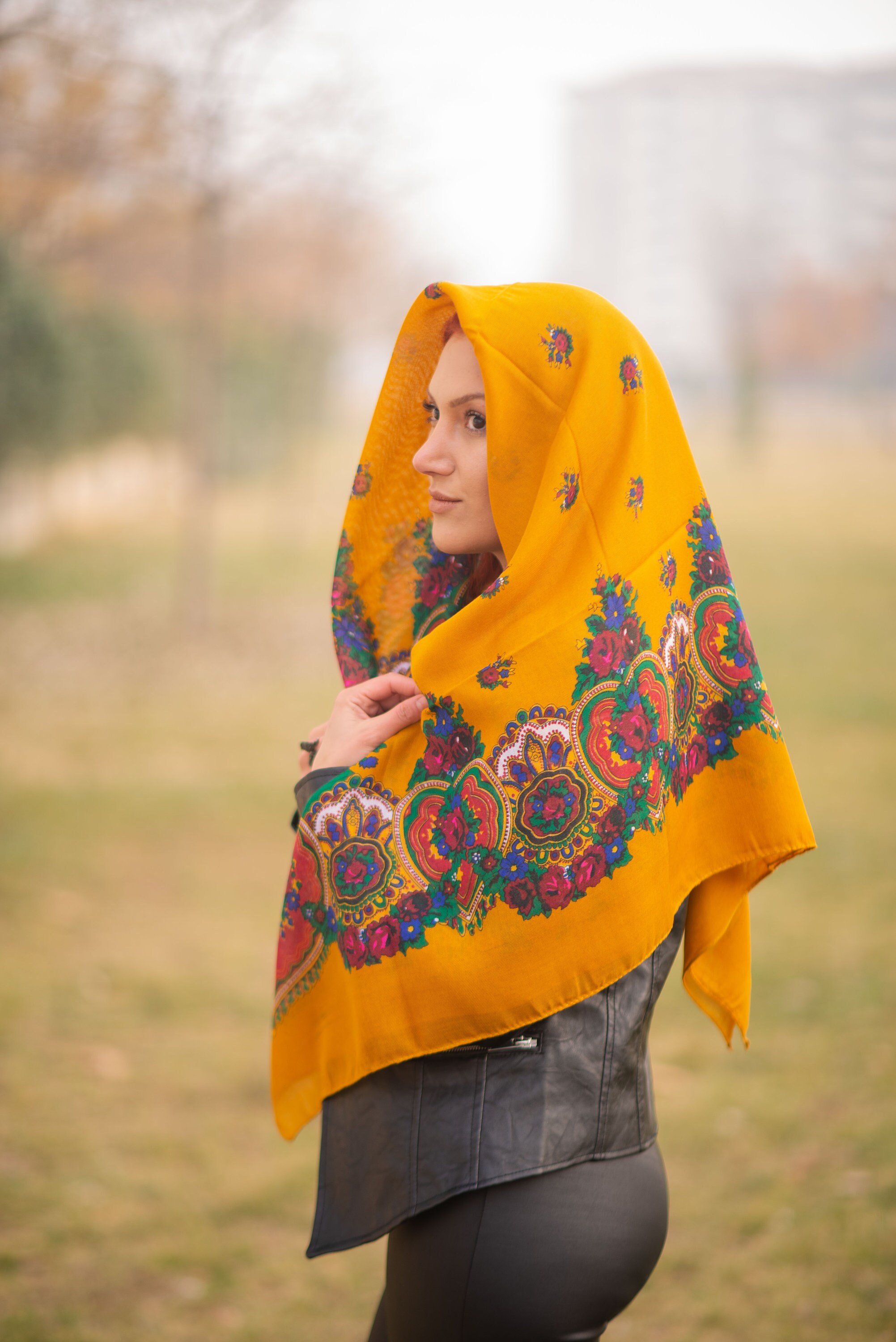 Kurdish Floral Scarf Ethnic Scarf Scarf Women Boho Folk Etsy Australia