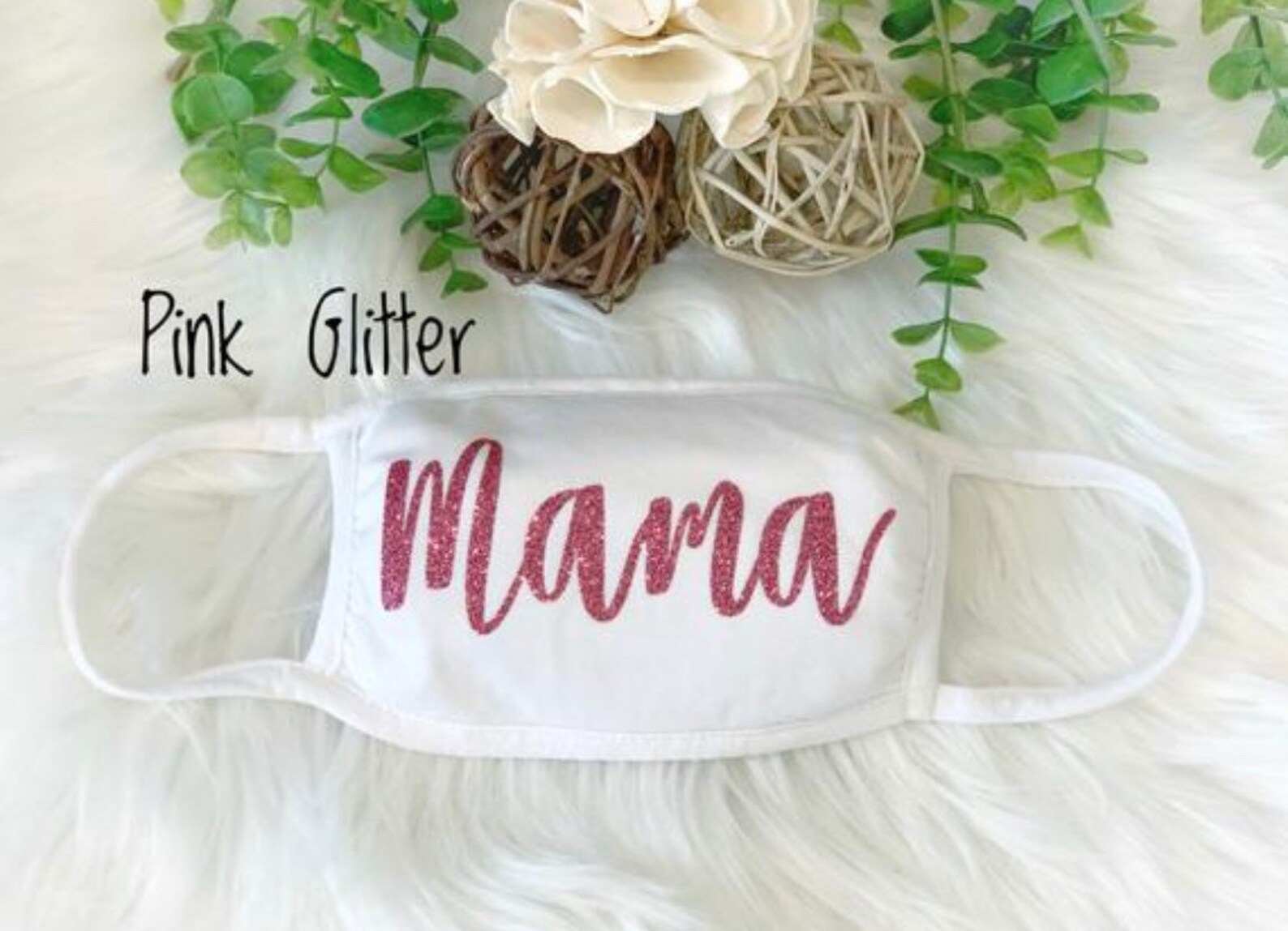 Mommy Glitter Custom Face Mask mama Face Mask Mothers Day Etsy
