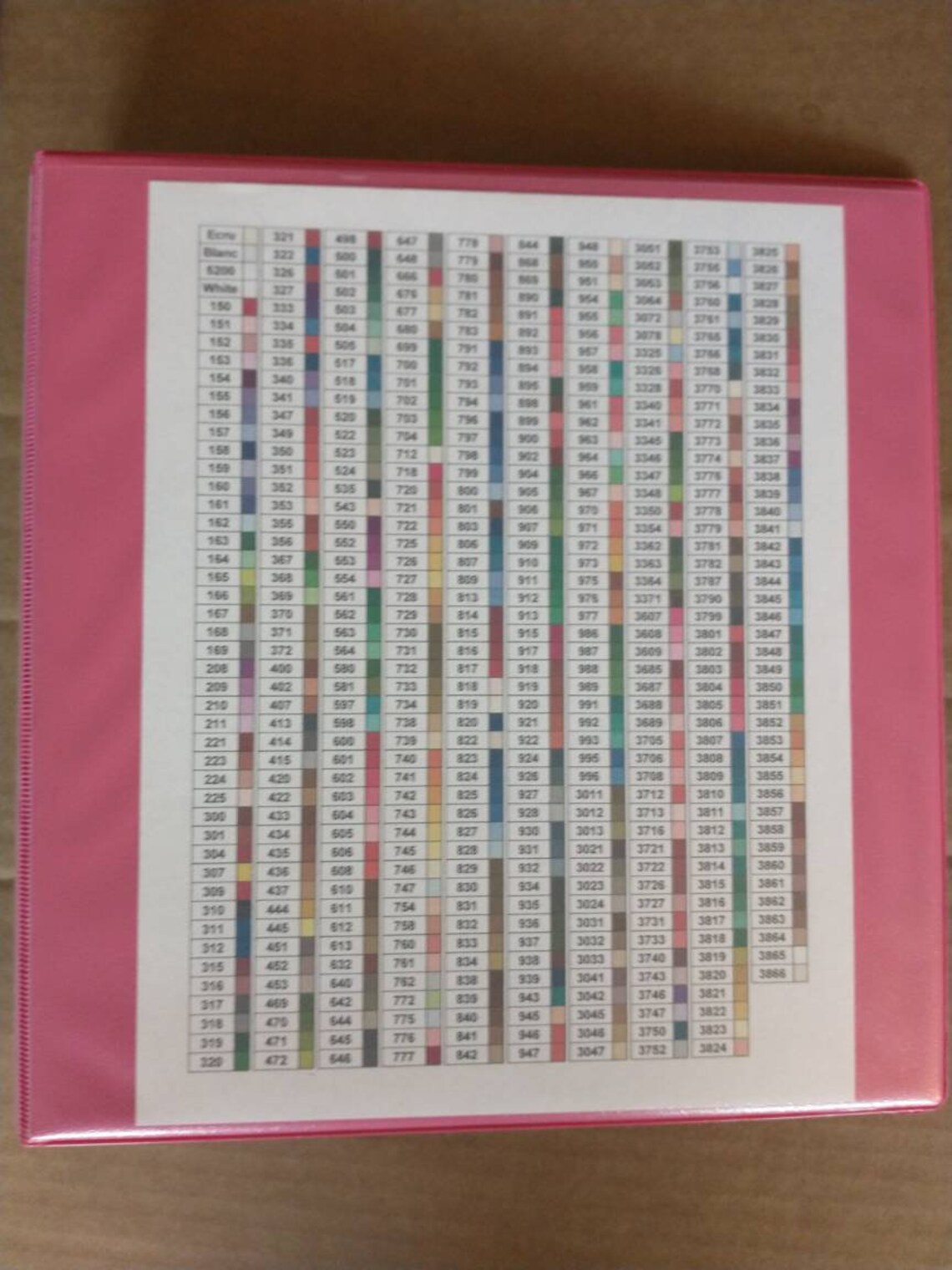 Diamond Painting / DMC Storage Binder Etsy