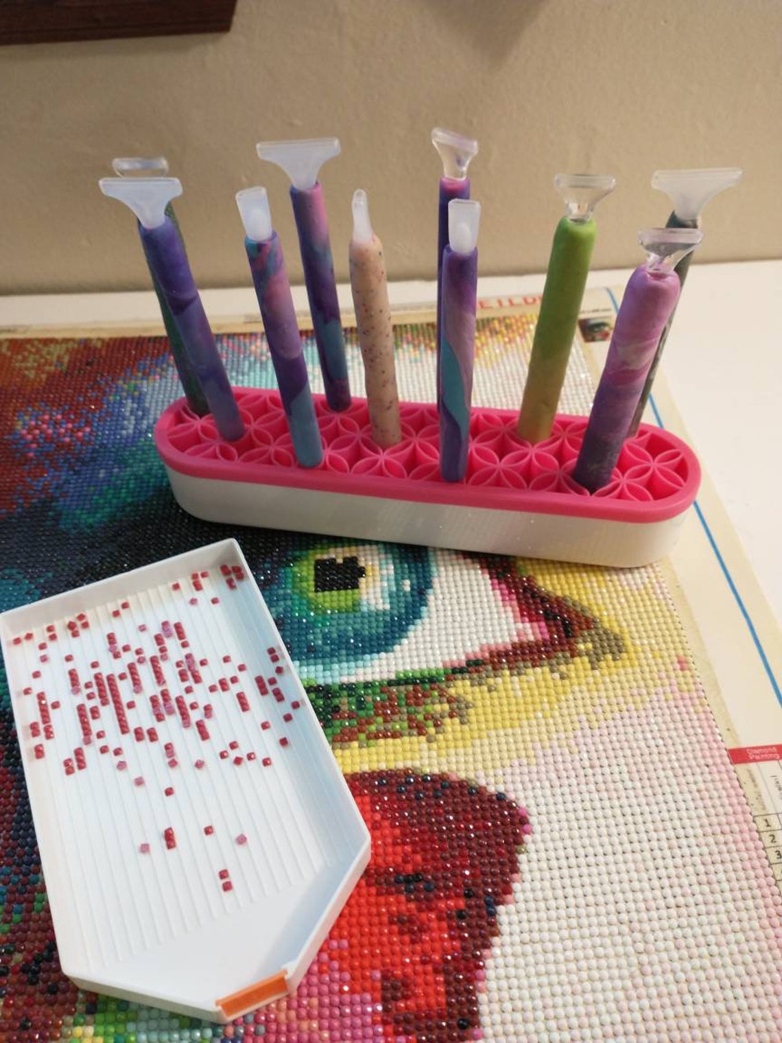 Diamond Painting Pen Holder. Makeup Brush Holder. Art Etsy