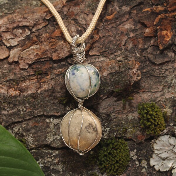 Wire Wrapped Marbles Etsy