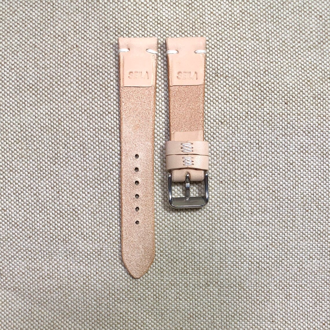 20mm Watch Strap Vegetable Tanned Leather