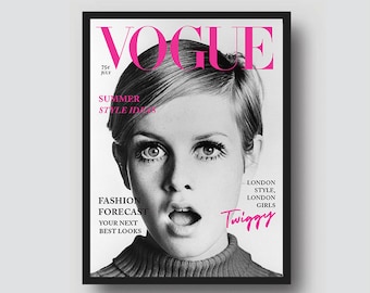 TWIGGY POSTER DIFFERENT SIZES FRAMED OPTION tw005