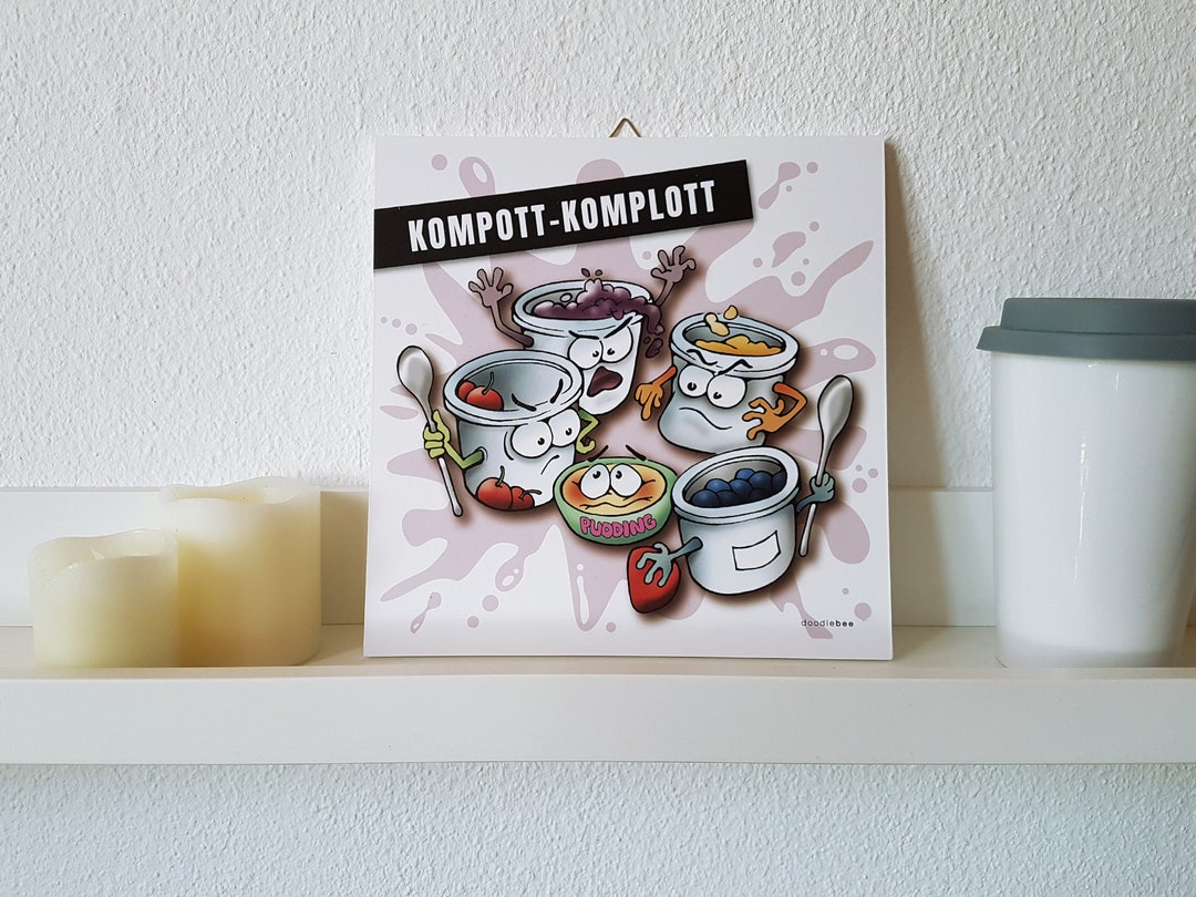 Wall Decoration. Wall Picture. the Compote Plot. Picture Print With ...