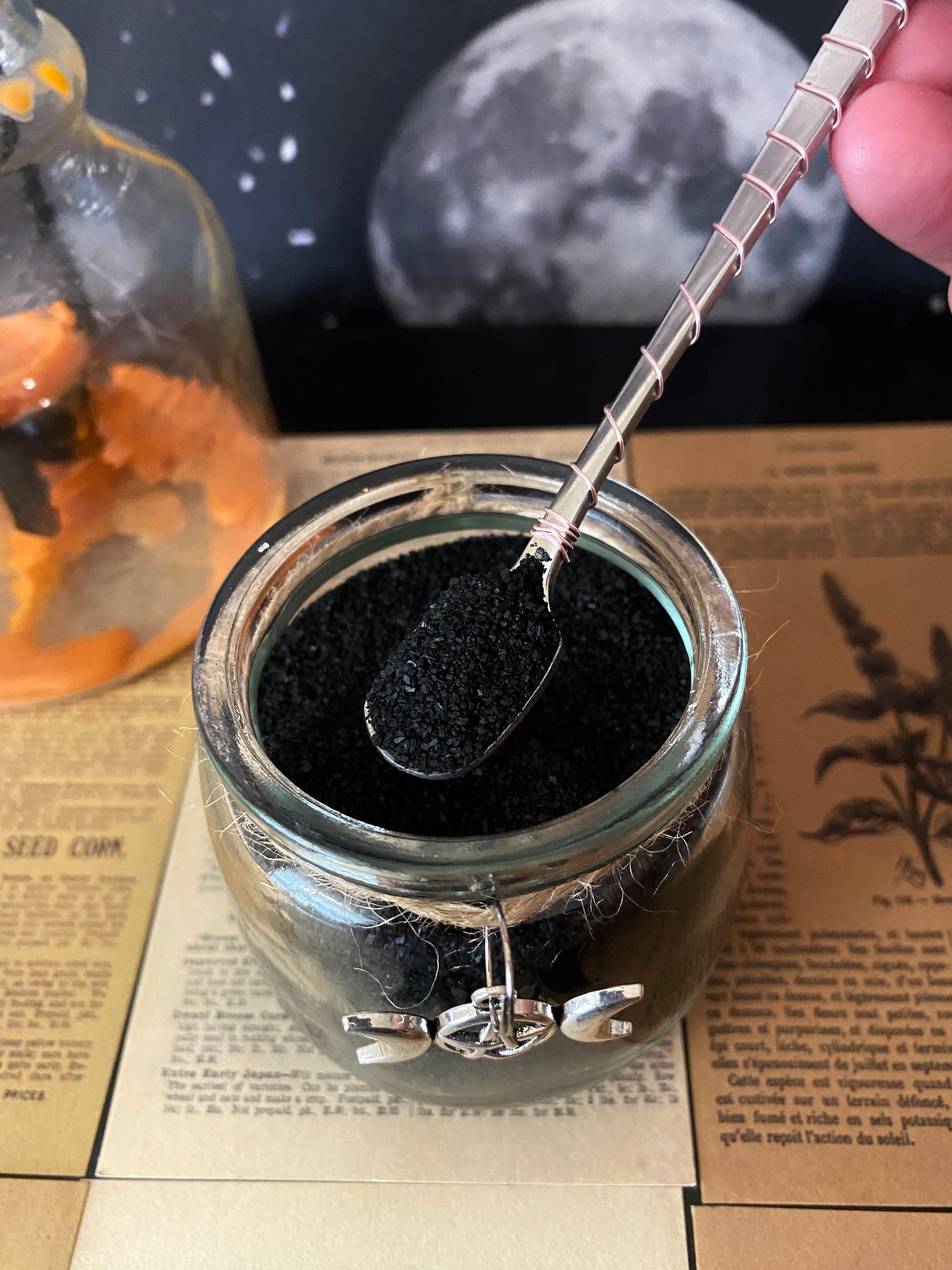 Witch Salt Set: Black, Himalayan Pink, Sea Salt - Ritual Spells - Etsy
