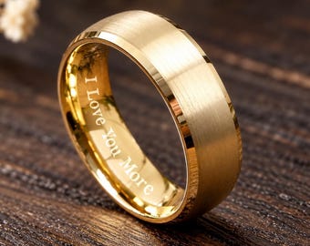 Custom Promise Ring for men, Anniversary gift for men, Valentines day gift, Gift for boyfriend, Mens promise ring, Personalized ring for men