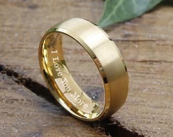 Personalized ring for men Promise ring for him Valentines day gift Gift for Husband Anniversary gift for men Gift for boyfriend Wedding Gift