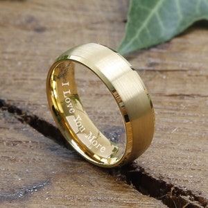 Male promise rings gold best sale
