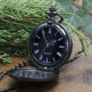 Pocket Watch, Personalized Gift, Engraved Watch, Custom Pocket Watch, Corporate Gift Retirement Gift Groomsmen Gift, Christmas Gifts for Him image 9