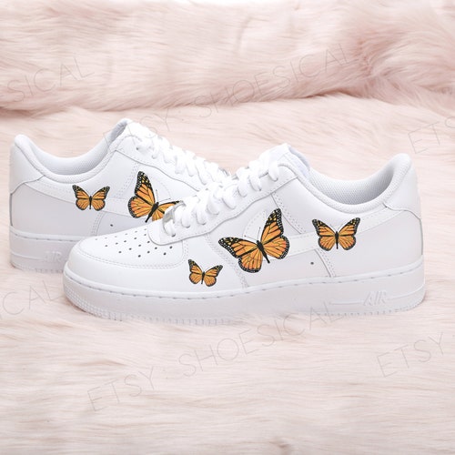 orange butterfly air force 1