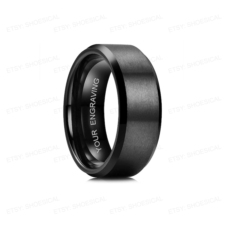 Personalized Ring for Men Promise Ring for Him Valentines Day Etsy