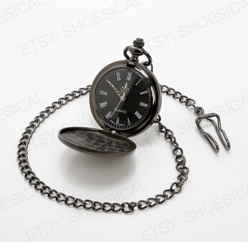 Pocket Watch, Personalized Gift, Engraved Watch, Custom Pocket Watch, Corporate Gift Retirement Gift Groomsmen Gift, Christmas Gifts for Him image 4