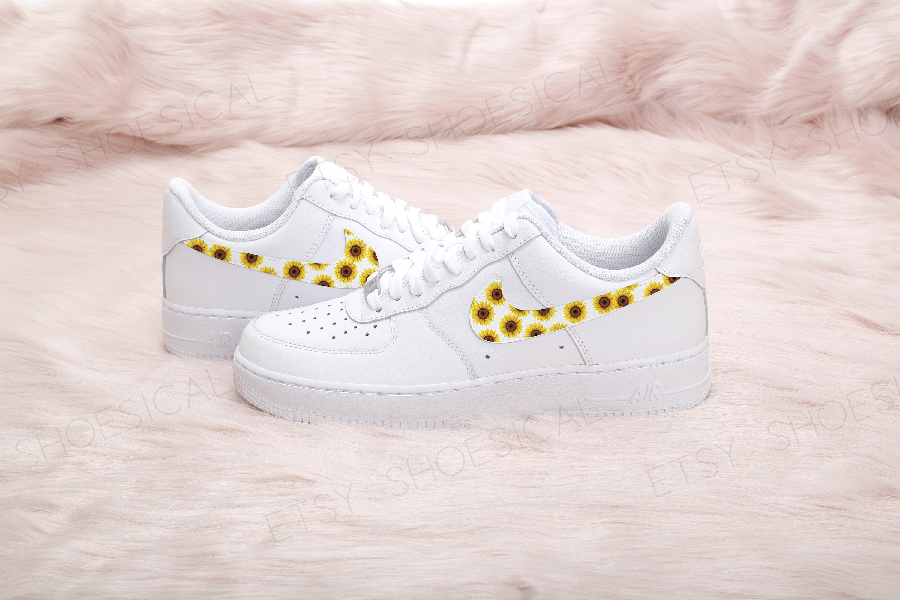 air force ones with sunflowers