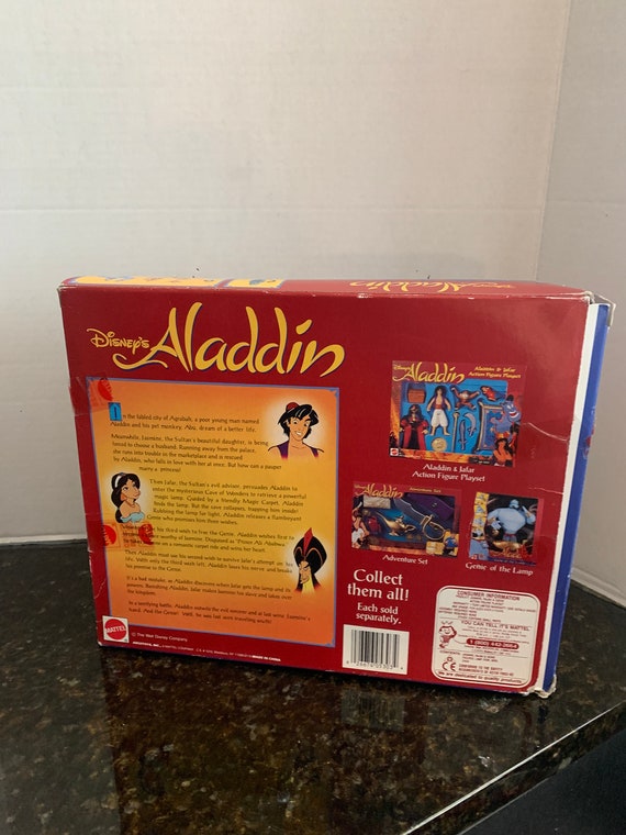 1990 Vintage Disney's Aladdin Action Playset - Etsy