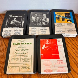 Lot of (5) 8 track tapes of Polkas and Waltzes