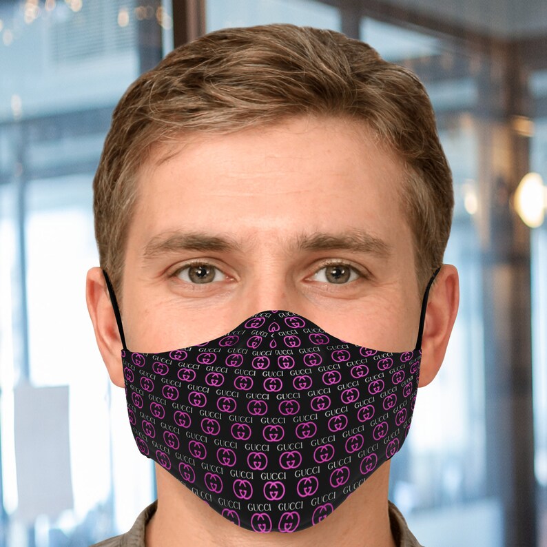 Pink Gucci Face Mask With Filter Unisex Face Mask With Etsy