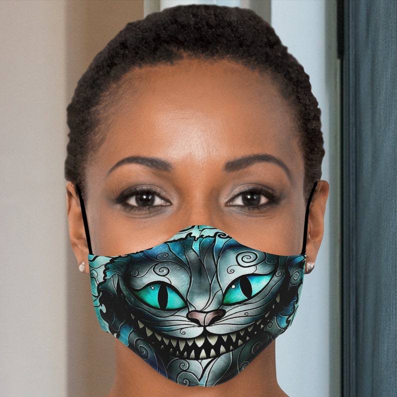 Download Cheshire Cat Face Mask With Filter Unisex Face Mask With ...