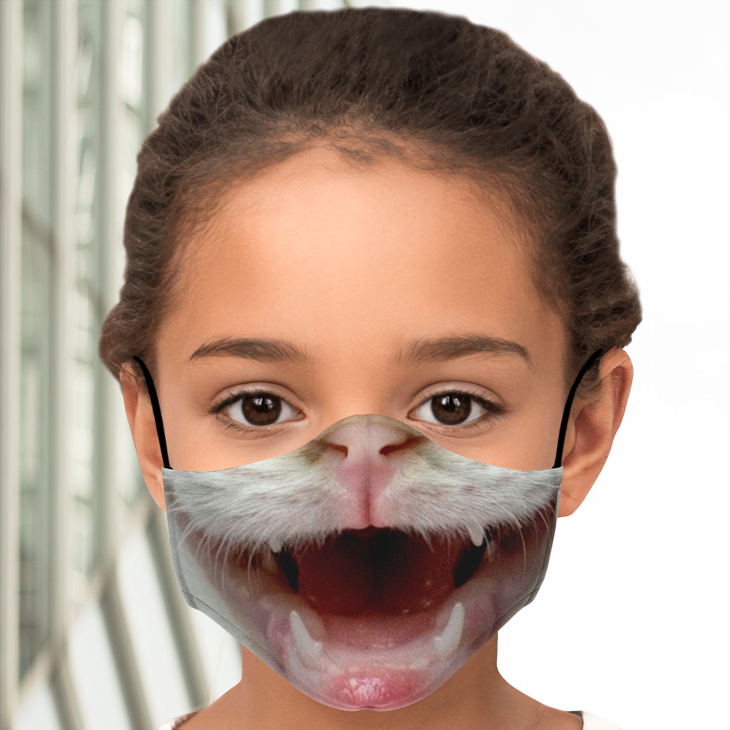 Cat Mouth Face Mask With Filter Unisex Face Mask With Etsy