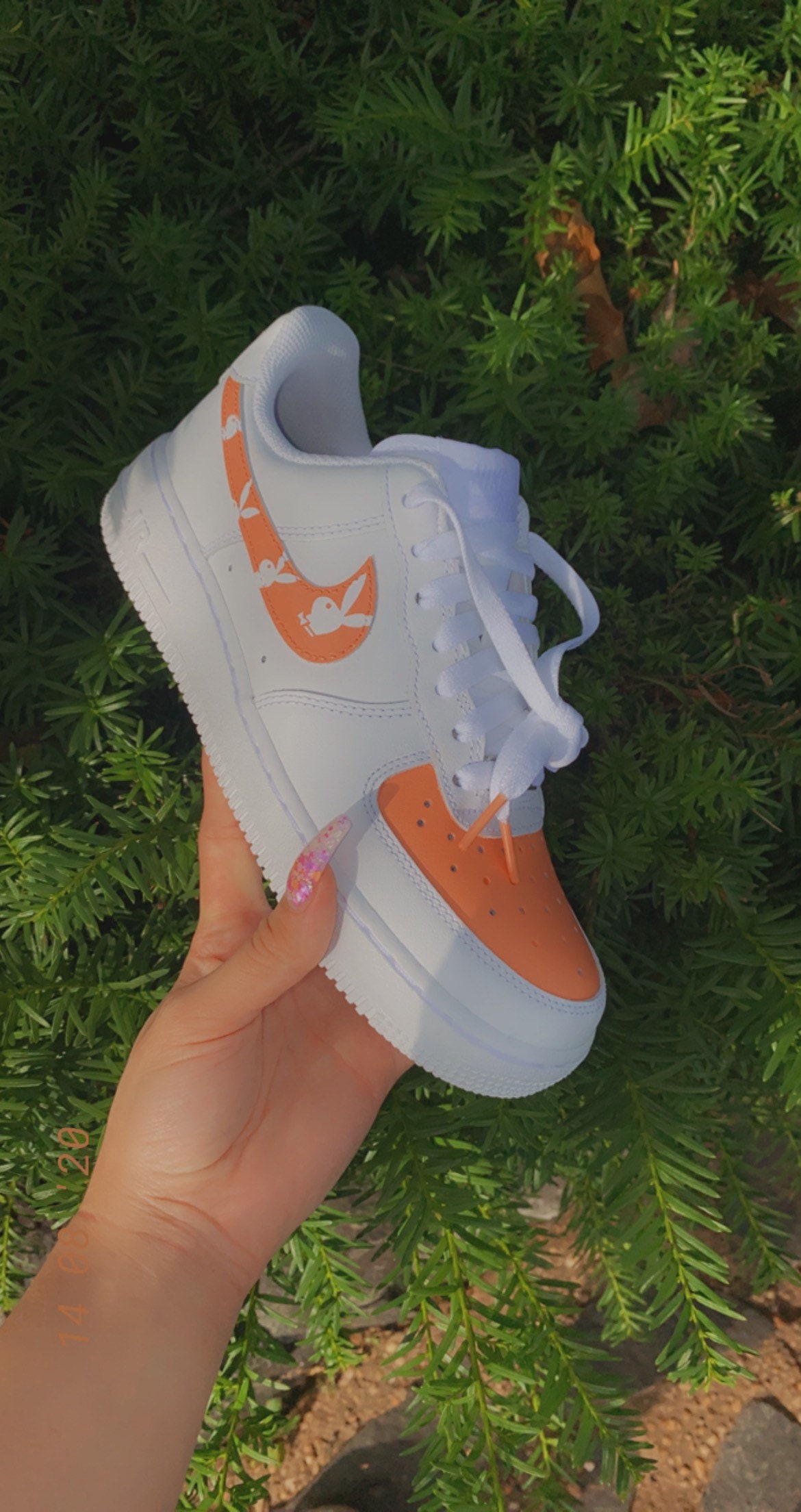 Playboy Bunny Custom Airforce 1 | Etsy