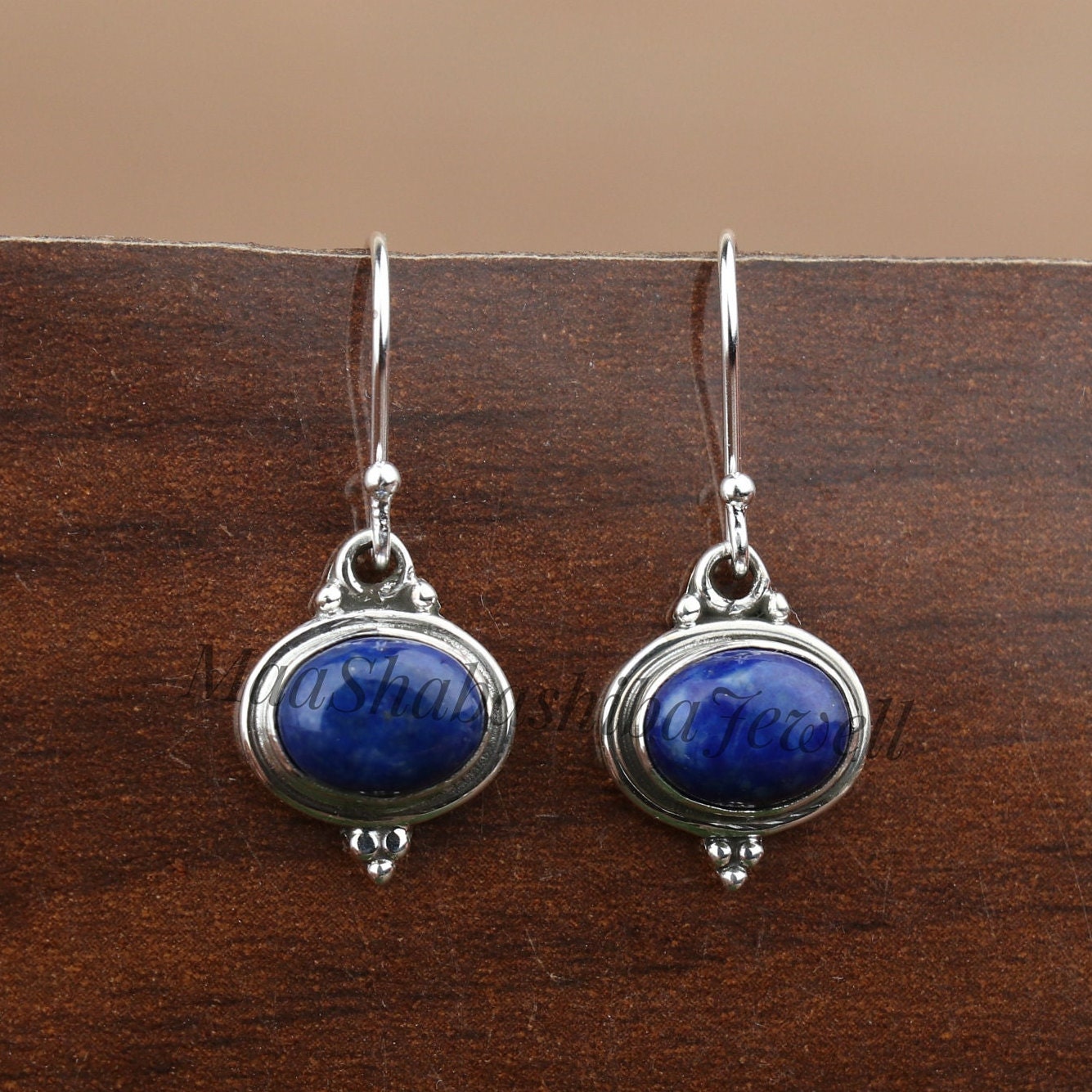 LIBERTY ハギーラピスラズリボールドロップイヤリング Lapis lazuli earring - Etsy 日本
