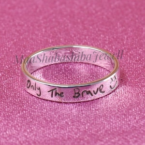 Louis Tomlinson Ring Only for the Brave XX Smiley Face 