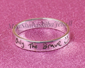 Engraved Rings, Harry Styles Ring, Wedding Gift, Personalized Rings, Stacking Rings, Gift for Her, Rings for Women, Name Rings, Custom Rings