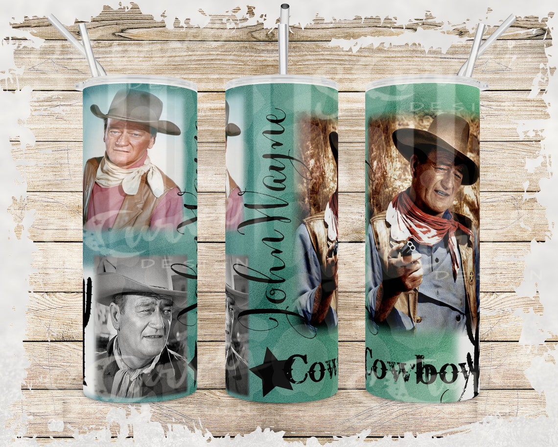 Sublimation PNG Tumbler Design John Wayne Sublimation design/ Etsy