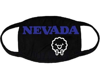 Nevada Sheep Face Mask - Mostra loro che si può obbedire! Maschera Lavabile, Maschera Riutilizzabile