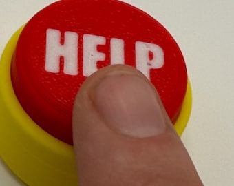 Custom Funny Button Fidget – Personalized Desk Toy – Panic Nope Coffee Buttons – Office Gift – Stress Relief Clicker