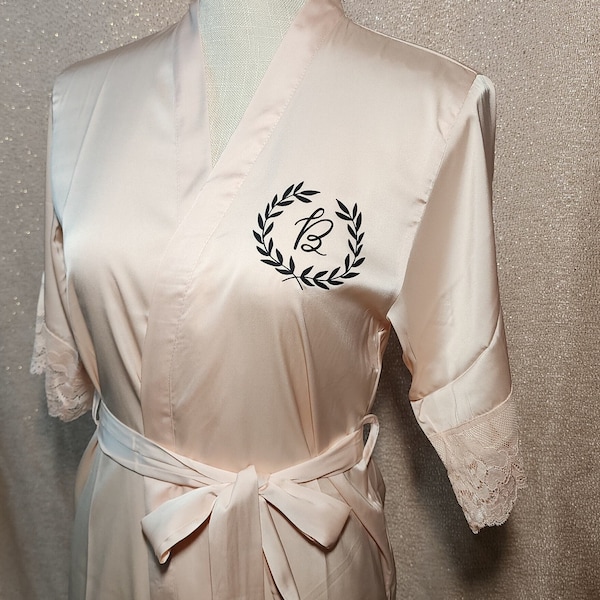 Mother of the Bride Gift, Mother of the Groom Gift, Plus Size Robe, Bridesmaid Robes ,Bridesmaid Gift, Mother of the Bride Robe, Lace Robes