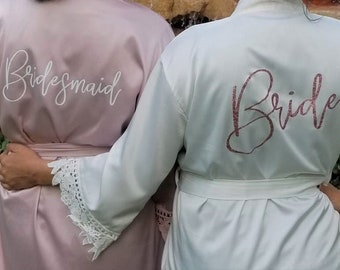 Bridesmaid Robes, Bridesmaids gifts, Personalized Robes, Bridal Party Robe, Bachelorette Party, Weddings Robe, Bridesmaids Robes, Bride Robe