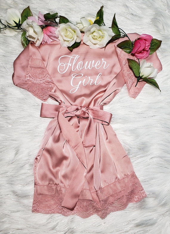 Flower Girl Robes Kids Robes bridesmaid Robes Toddler Etsy