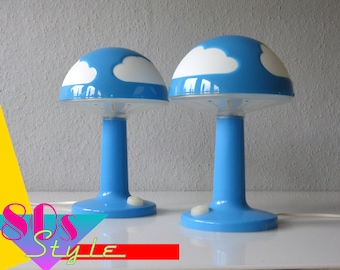 Iconic pair of cloud table lamps from IKEA