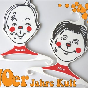Cute Max & Moritz hangers from the 60s/70s