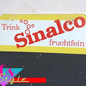 Kultige Sinalco Limonade Werbetafel