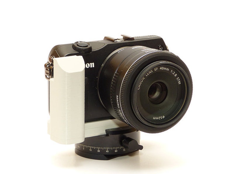 Canon EOS M Grip Arca Swiss Battery Door in Black Matte Colour Etsy