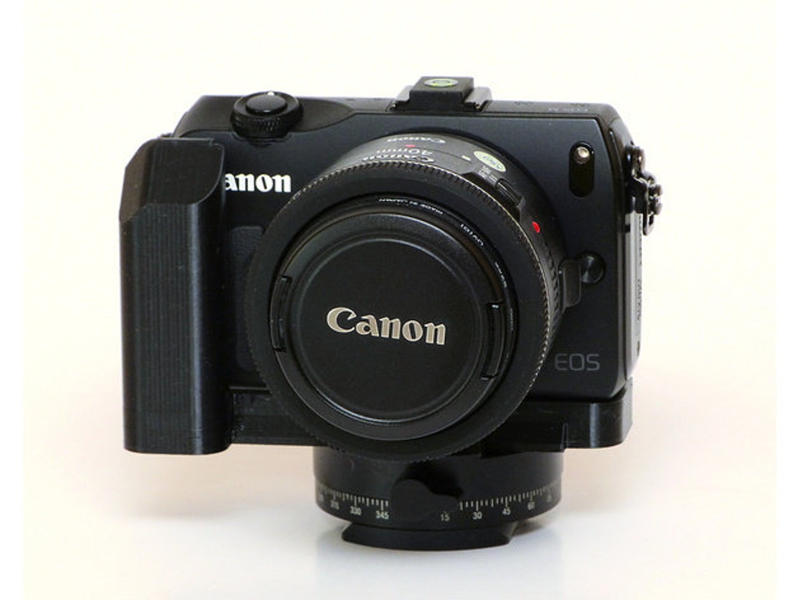 Canon EOS M grip Arca Swiss battery door in black matte Etsy