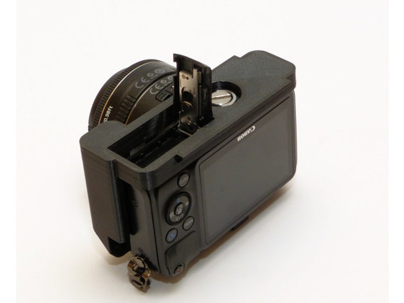 Canon EOS M Grip Arca Swiss Battery Door in Black Matte Colour Etsy