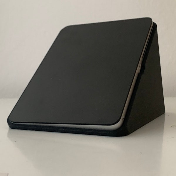 Stand for Apple Magic Trackpad 3 / 2022 version - 20/40/80 - degrees Stand ergonomic wedge in color matte black - more rounded edges