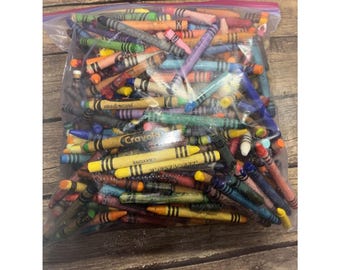 Wholesale Lot of Loose Crayons Wax Crafting Coloring 3+ Pounds Kids Art Design