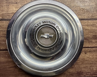 CHEVROLET CORVETTE cAMARO cHEVELLE rALLY wheel dISC bRAKES flat center cap uSED