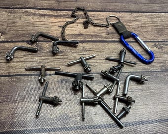 Drill Chuck Key Wrench, Different Sizes Drill Press Clamping Wrench Chuck Press