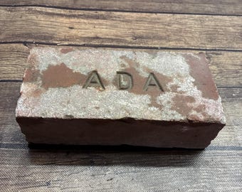 Old Brick Ada Oklahoma Antique Reclaimed Pre Statehood