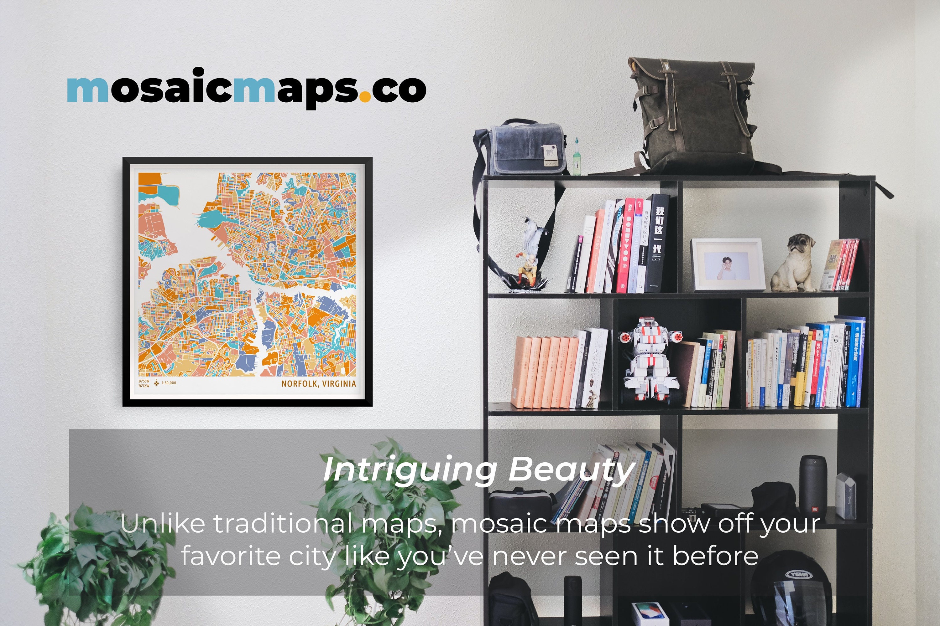 Queens NYC Mosaic Map Instant Download, NYC Map Art, Digital Download 