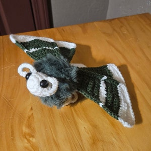 Moth Crochet Plushie Amigurumi Stuffed Animal Customizable