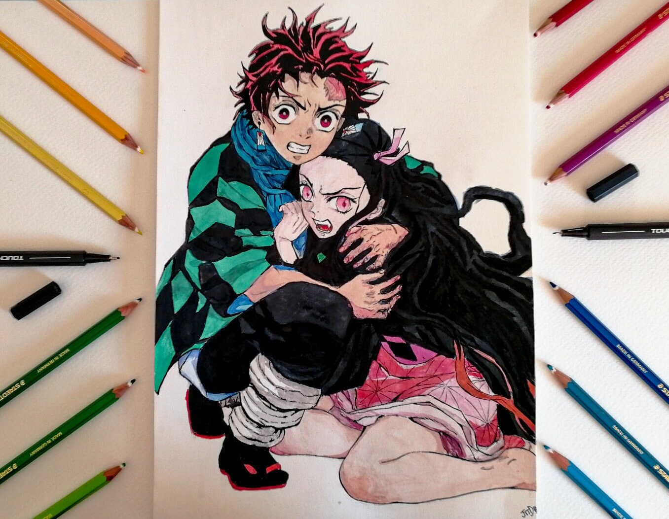 Print Tanjiro Nezuko Demon Slayer Kimetsu No Yaiba Etsy