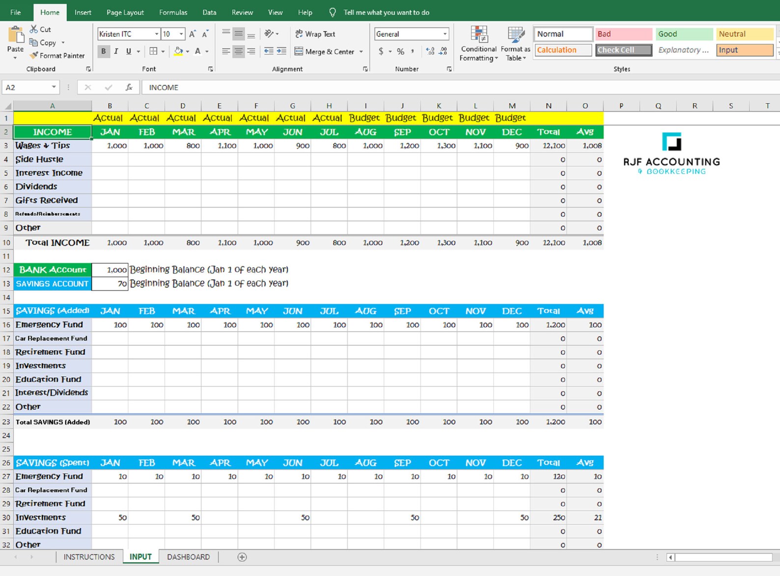 free digital budget planner free digital budget planner