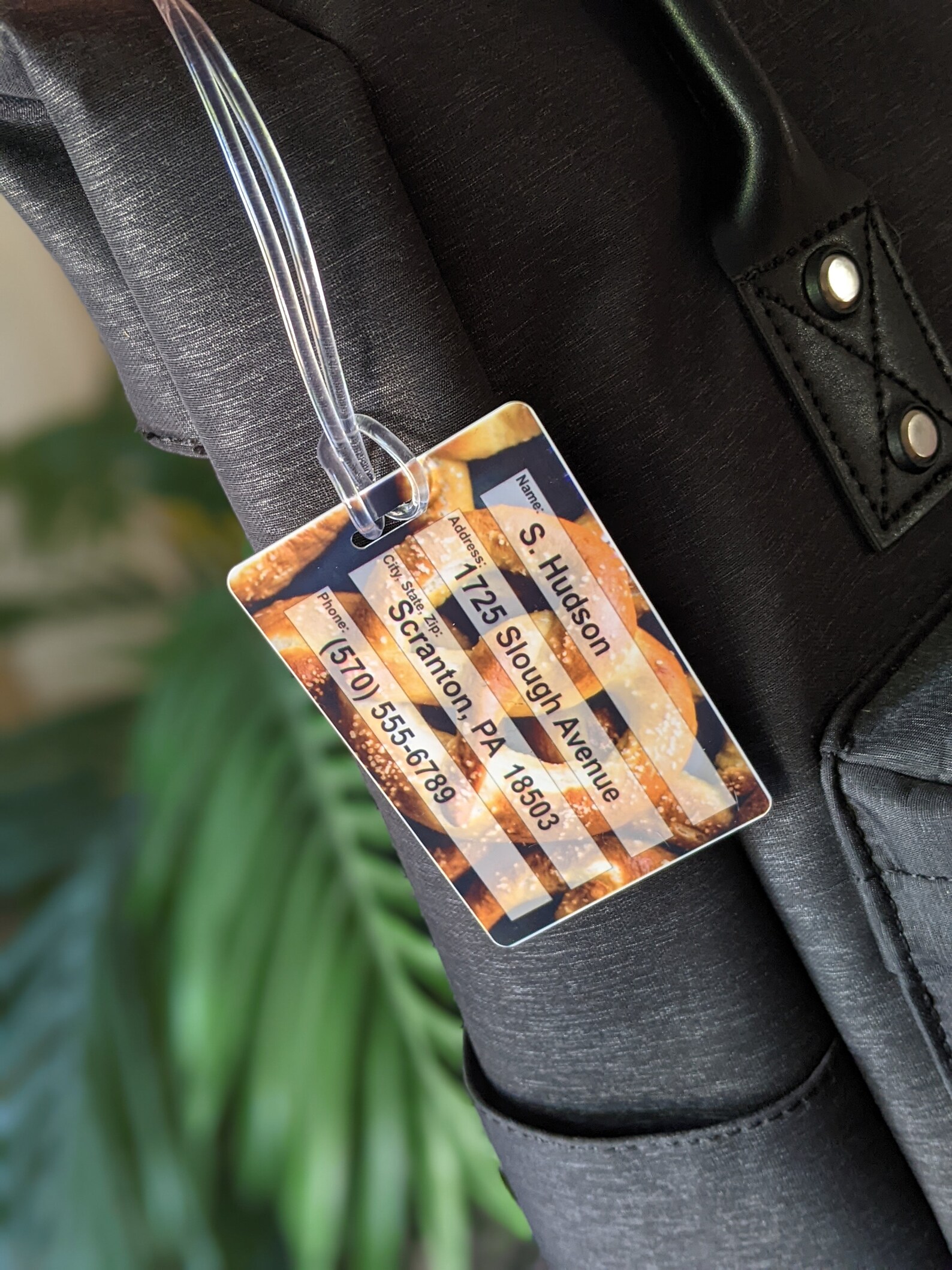 The Office LUGGAGE TAG Personalized Custom Bag Tag Stanley Etsy the-office-luggage-tag-personalized-custom-bag-tag-stanley-etsy