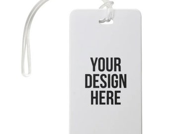 Custom Luggage Tag, PERSONALIZED or BLANK Bag Tag