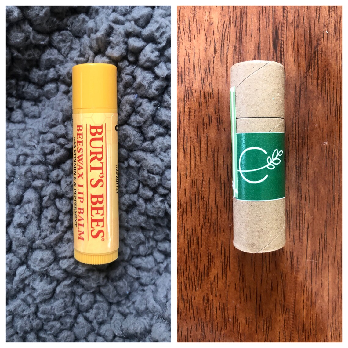 Beeswax Lip Balm Plastic Free Lip Balm Zero Waste Lip Balm Etsy